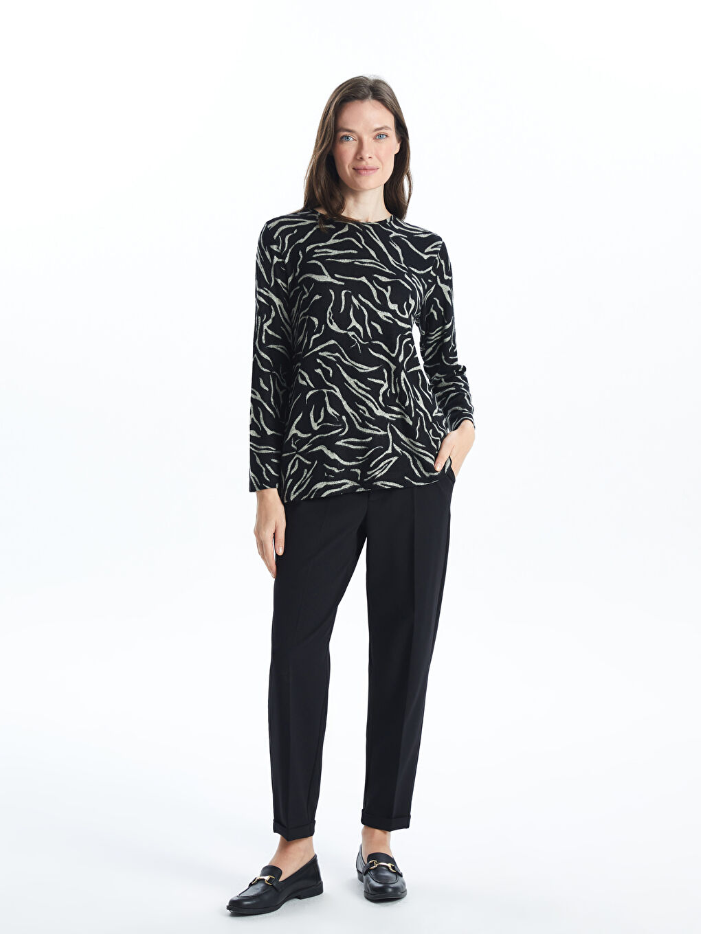 بلوز زنانه 29393 مارک LC WALKIKI