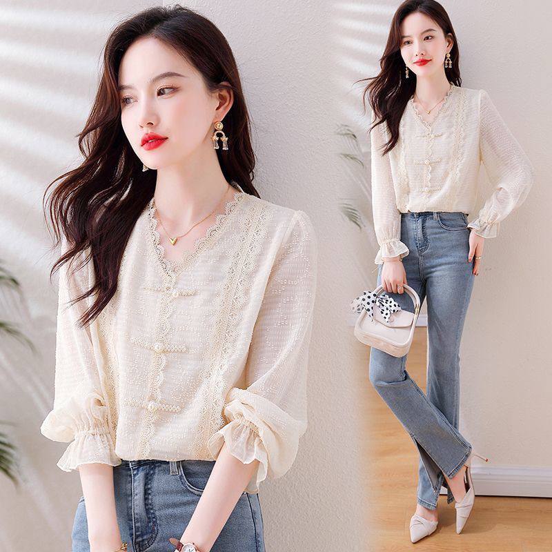 بلوز گیپوری زنانه کد 418649