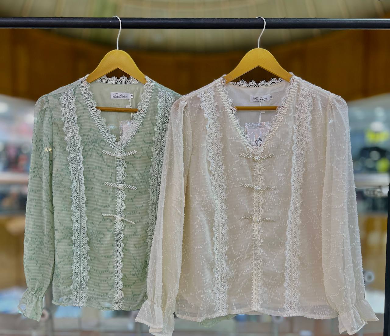 بلوز گیپوری زنانه کد 418649