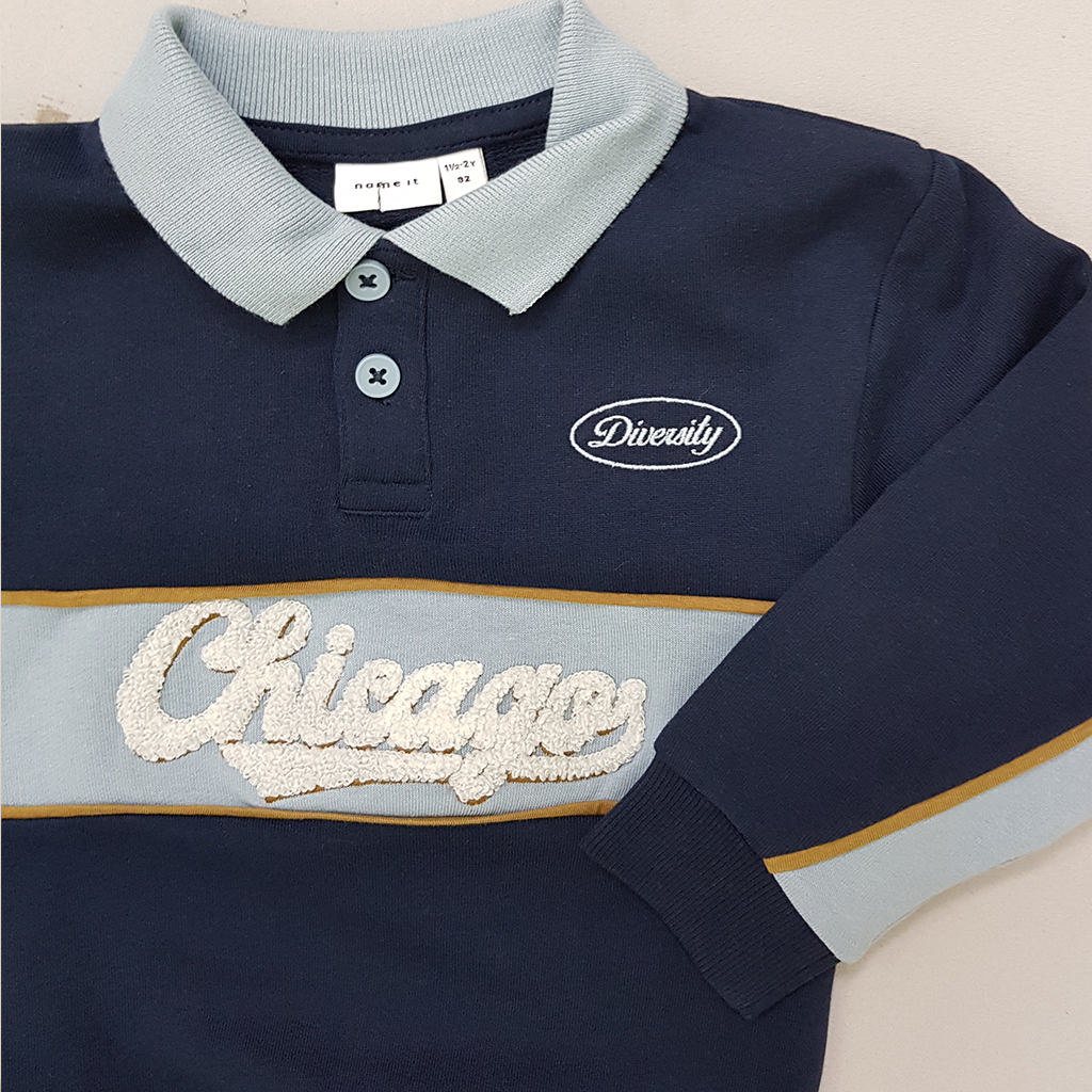 پلیور یقه دار پسرانه 29513 سایز 9 ماه تا 14 سال مارک Name It   *