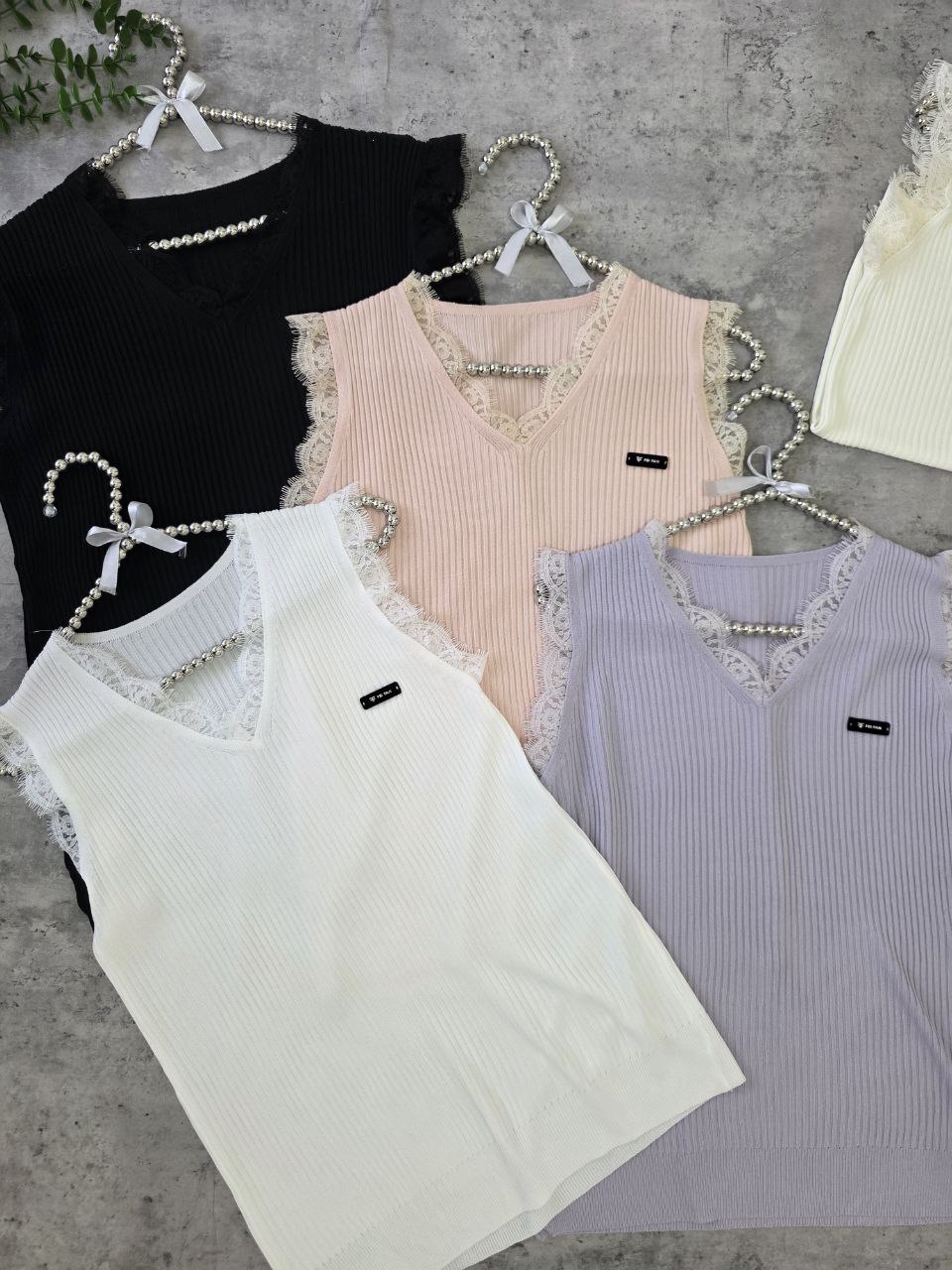 تاپ کریستال قواره دار زنانه کد 418653