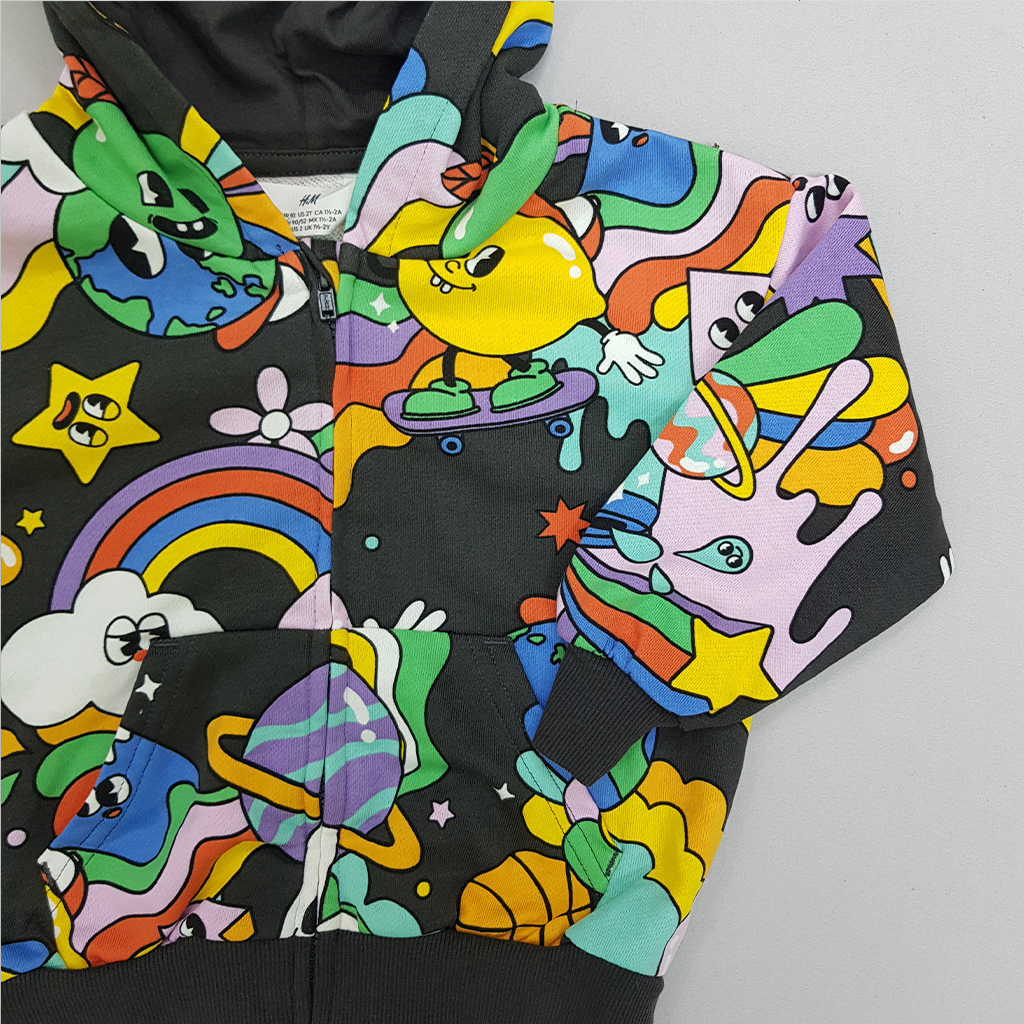 سویشرت دخترانه 29582 سایز 1.5 تا 10 سال مارک H&M