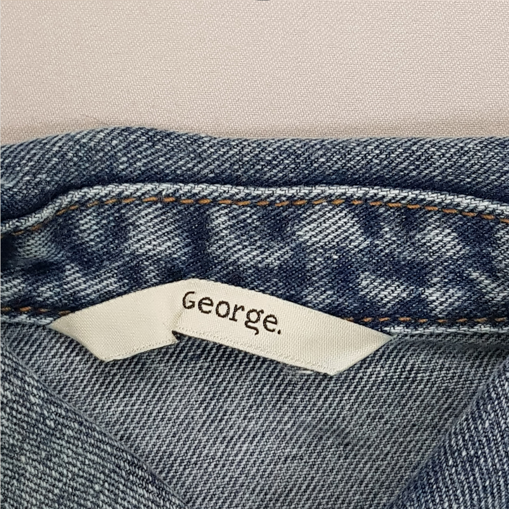 مانتو جینز دخترانه 29466 سایز 3 تا 14 سال مارک GEORGE