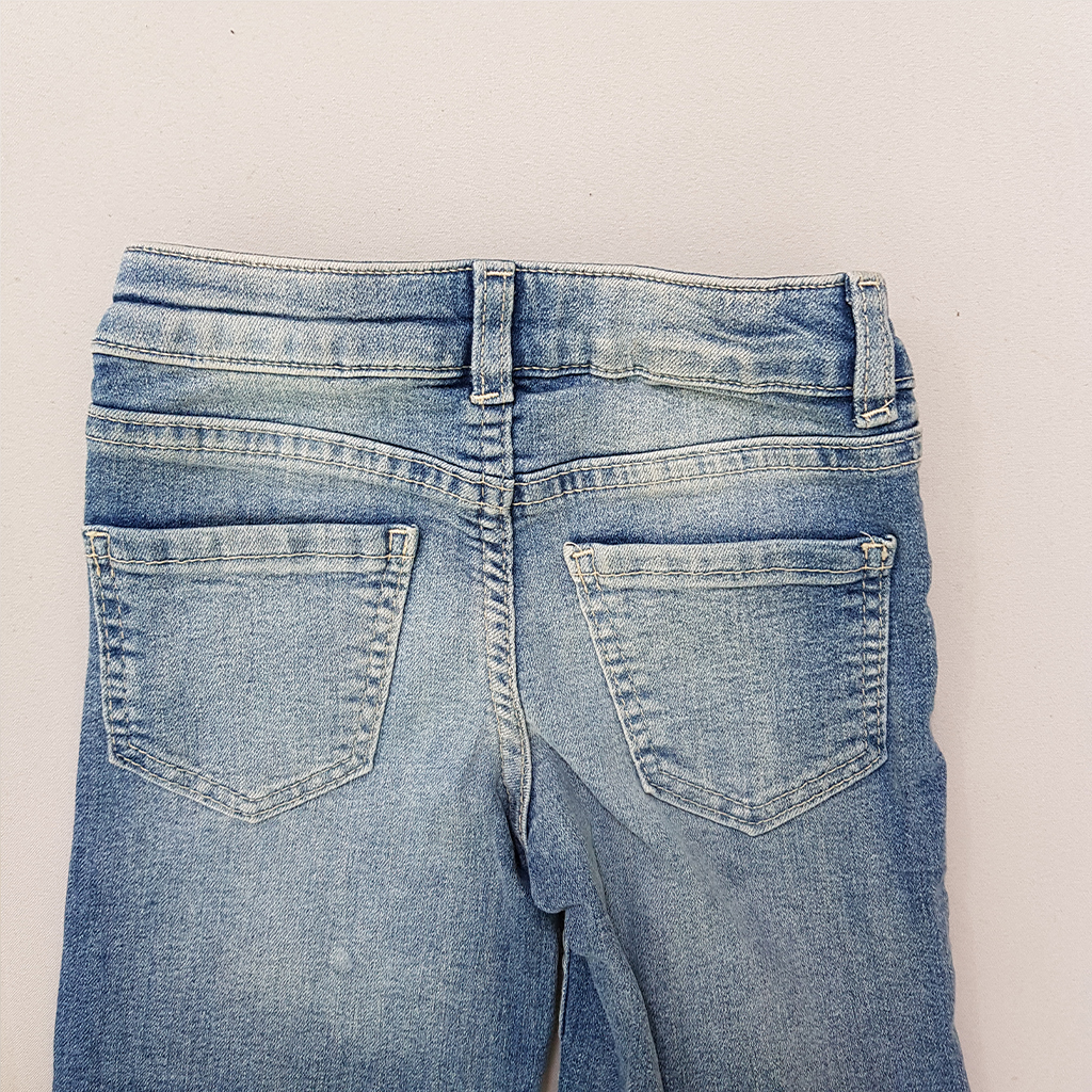 شلوار جینز دخترانه 29605 سایز 1.5 تا 10 سال مارک H&M