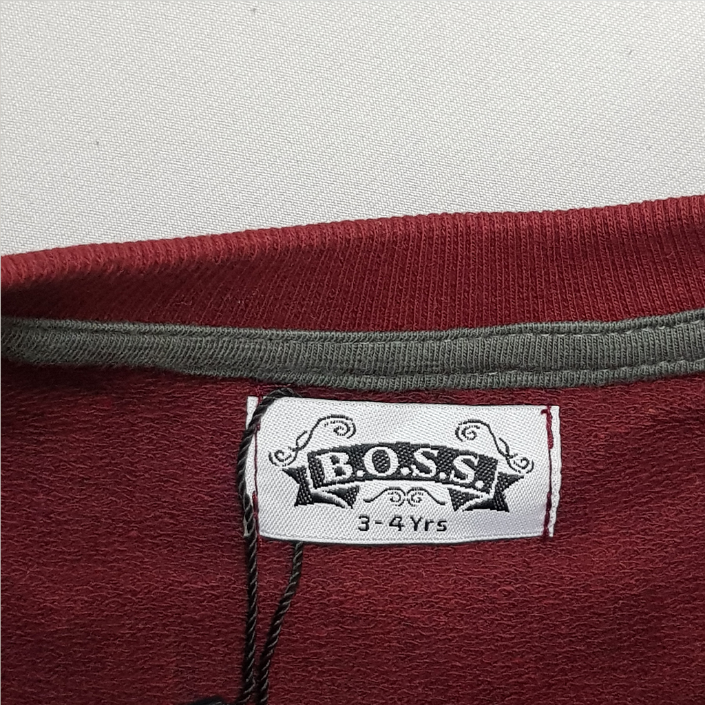 ست پلیور و شلوار پسرانه 29542 سایز 3 تا 14 سال کد 2 مارک B.O.S.S