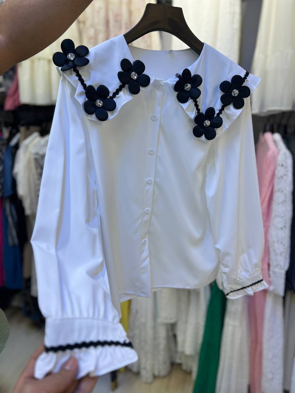 شومیز حریر زنانه کد 418721