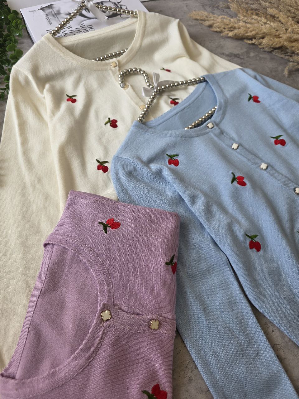 بلوز بافت گلدوزی زنانه کد 418735