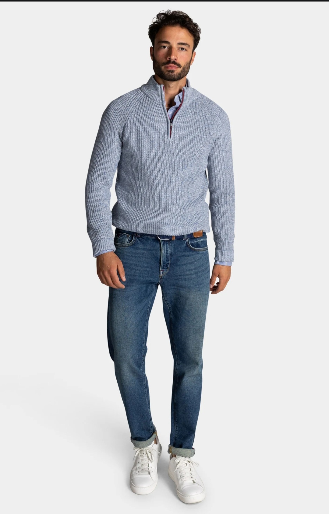 بافت نیم زیپ مردانه 29420