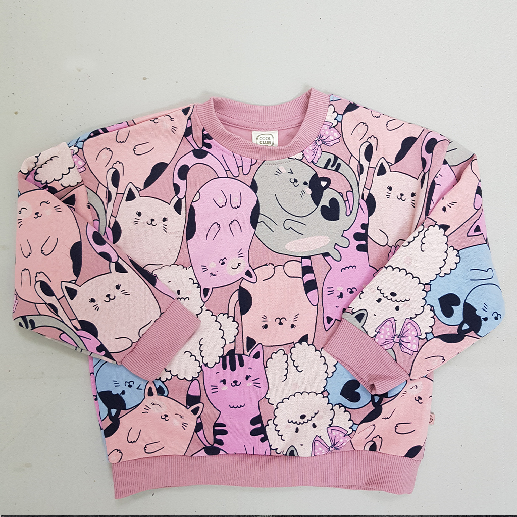 پلیور دخترانه 29807 سایز 3 تا 9 سال مارک COOL CLUB