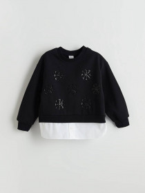 پلیور دخترانه 29720 سایز 6 تا 13 سال کد 1 مارک LC WAIKIKI