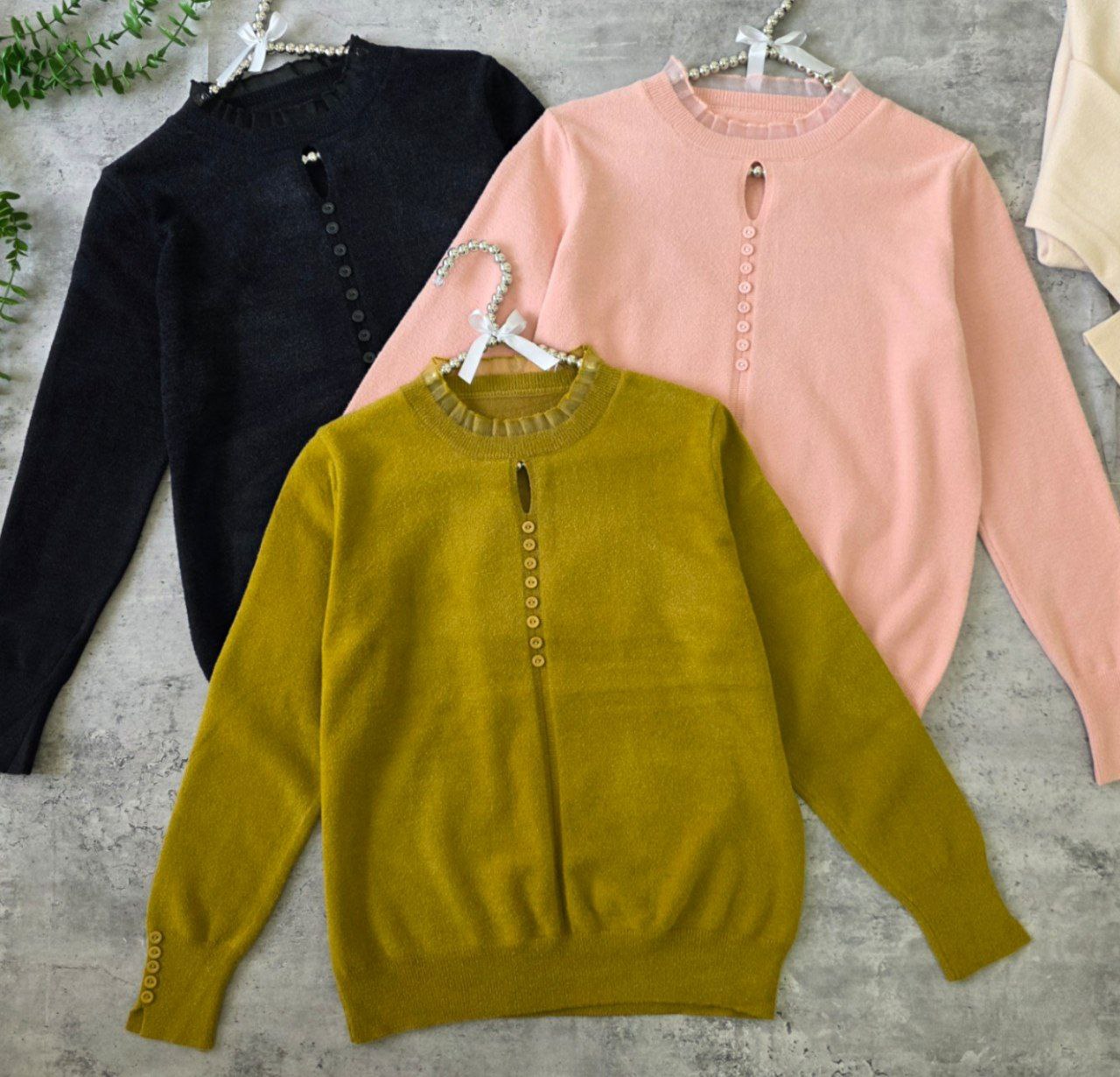 بلوز بافت مجلسی زنانه کد 418752