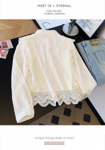 شومیز خامه دوزی زنانه کد 418756