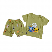 ست تیشرت و شورتک وارداتی طرح هاپو کد 2205651