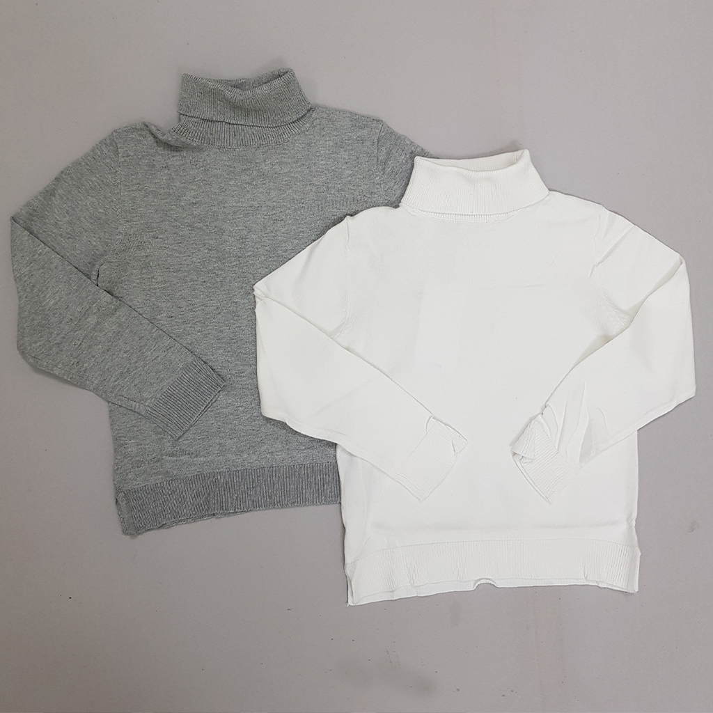 بافت یقه اسکی دخترانه 29241 سایز 5 تا 14 سال مارک MANGO   *