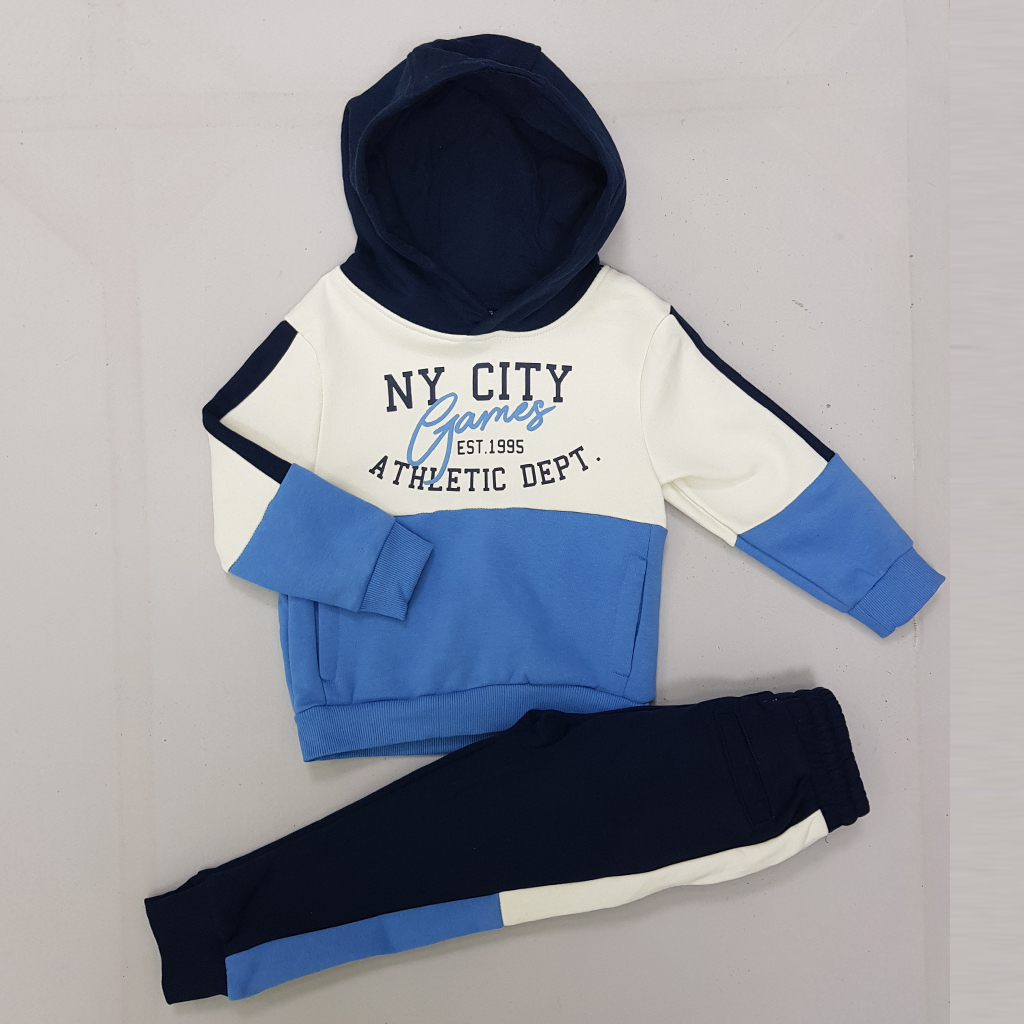 ست هودی و شلوار پسرانه 29665 سایز 3 تا 14 سال مارک Orchestra