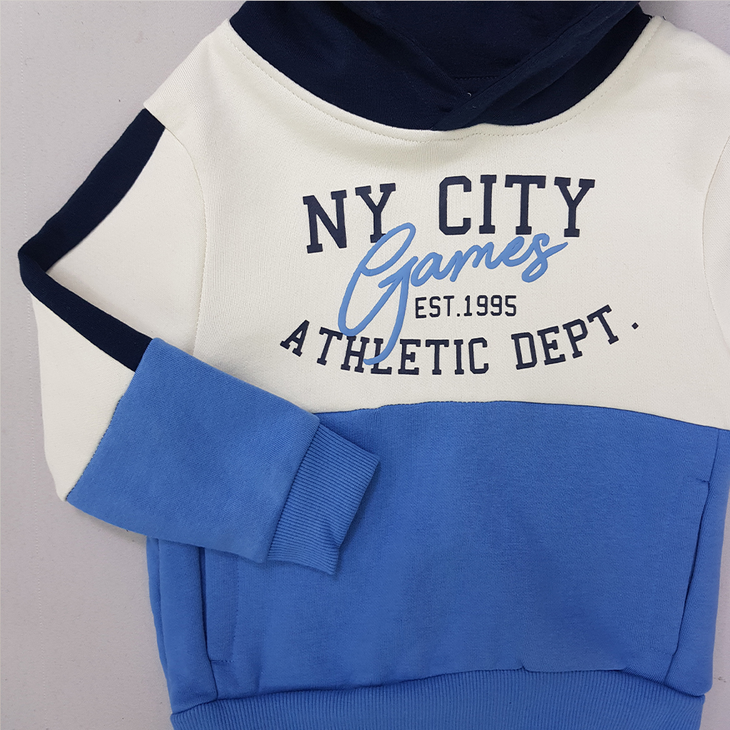 ست هودی و شلوار پسرانه 29665 سایز 3 تا 14 سال مارک Orchestra