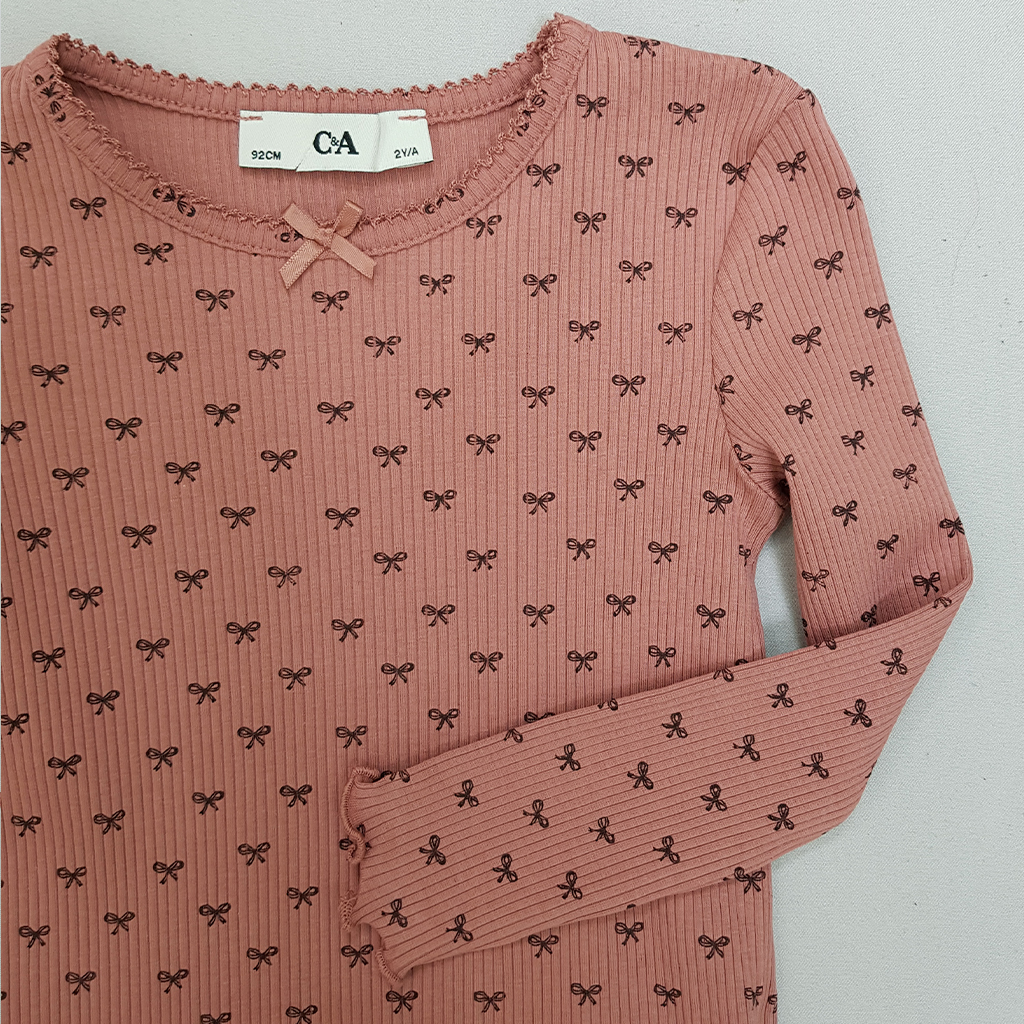 بلوز دخترانه 29412 سایز 2 تا 10 سال مارک C&A   *