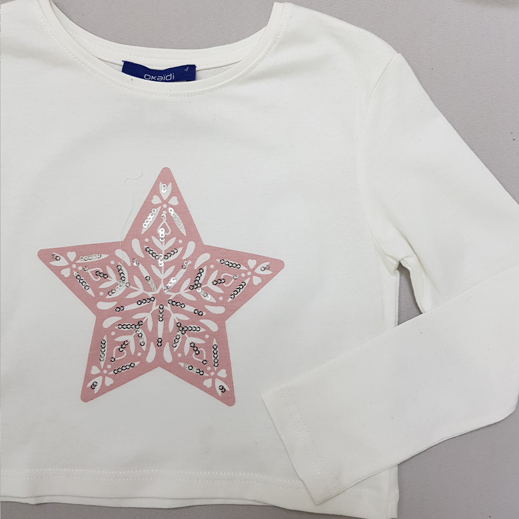 بلوز دخترانه 29960 سایز 3 تا 12 سال مارک OKAIDI