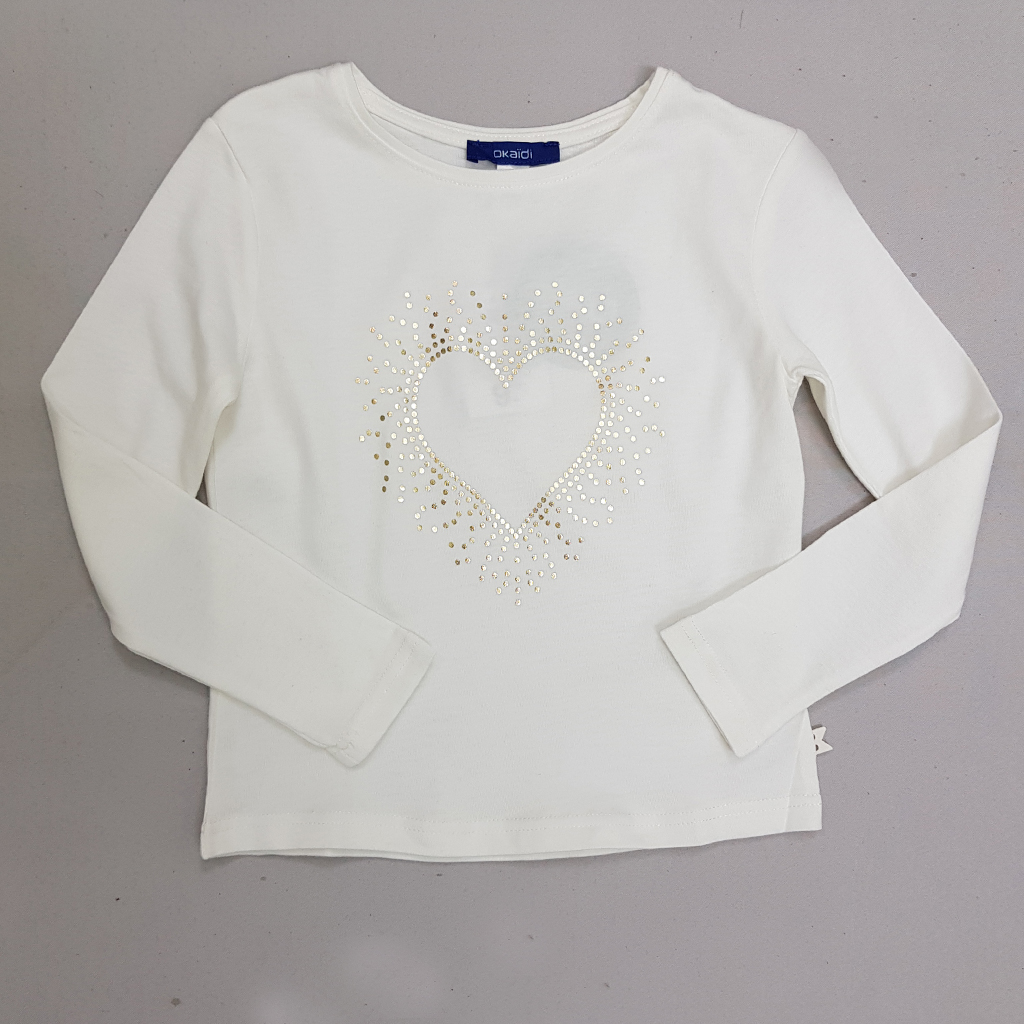 بلوز دخترانه 29964 سایز 3 تا 14 سال مارک OKAIDI