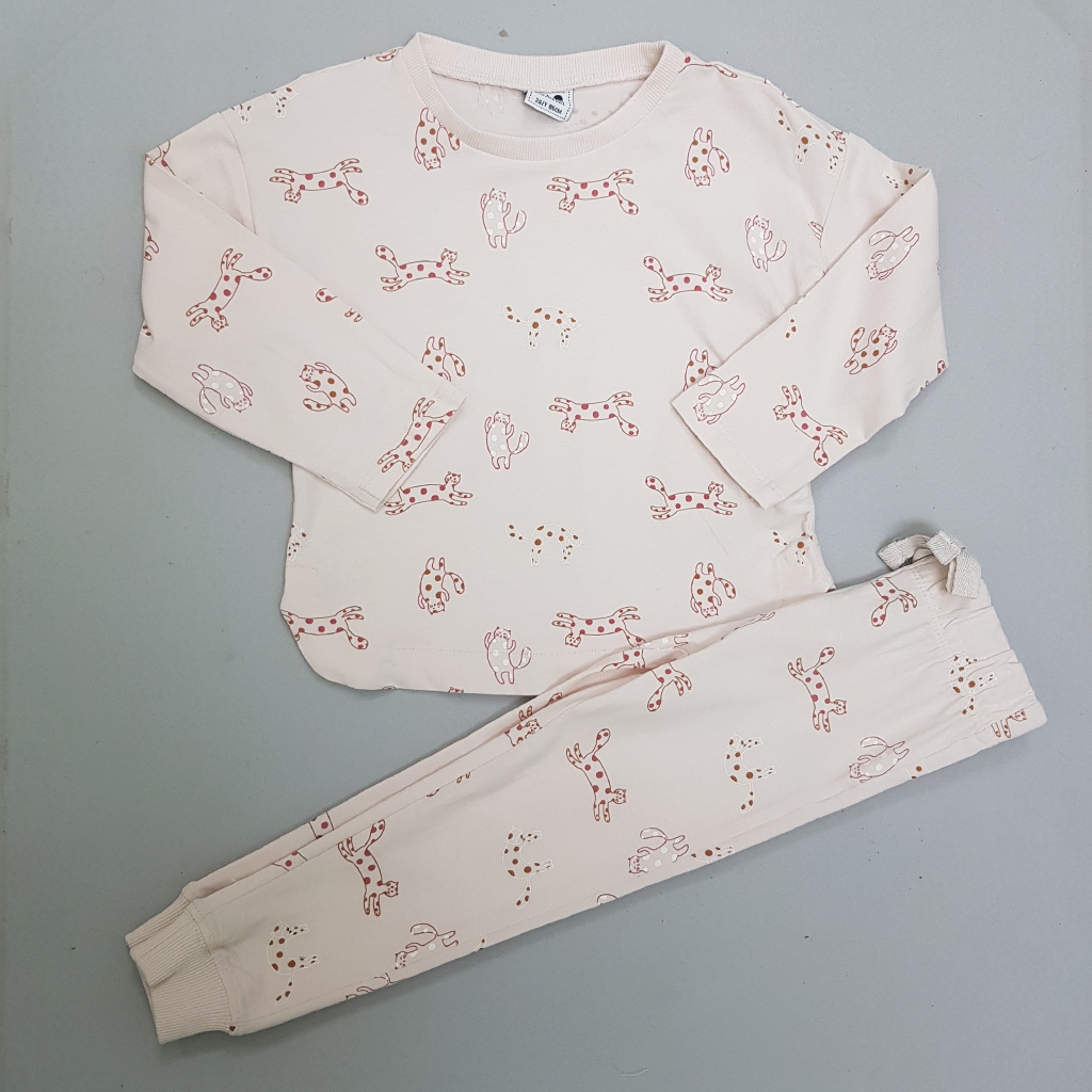 ست دخترانه 29647 سایز 2 تا 14 سال مارک Tapea Loeil