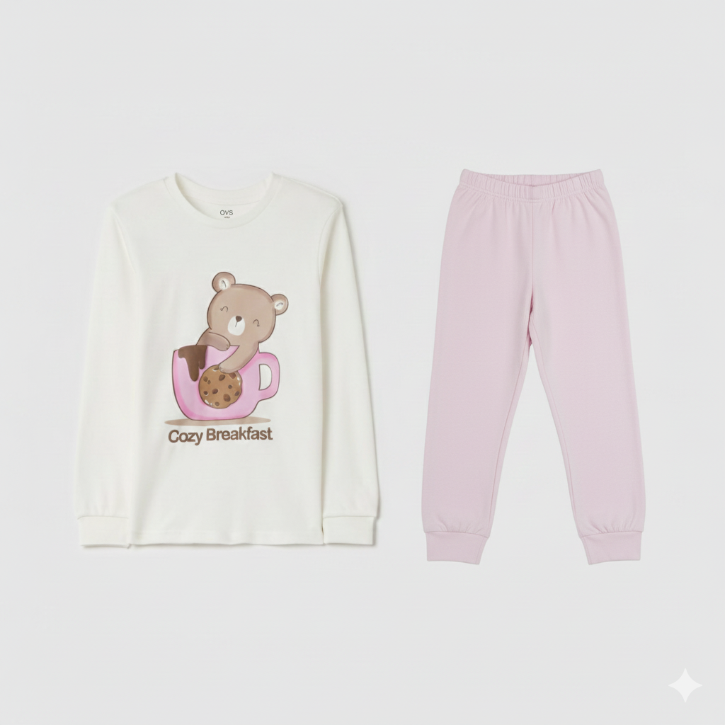 ست دخترانه 29634 سایز 6 تا 10 سال مارک OVS