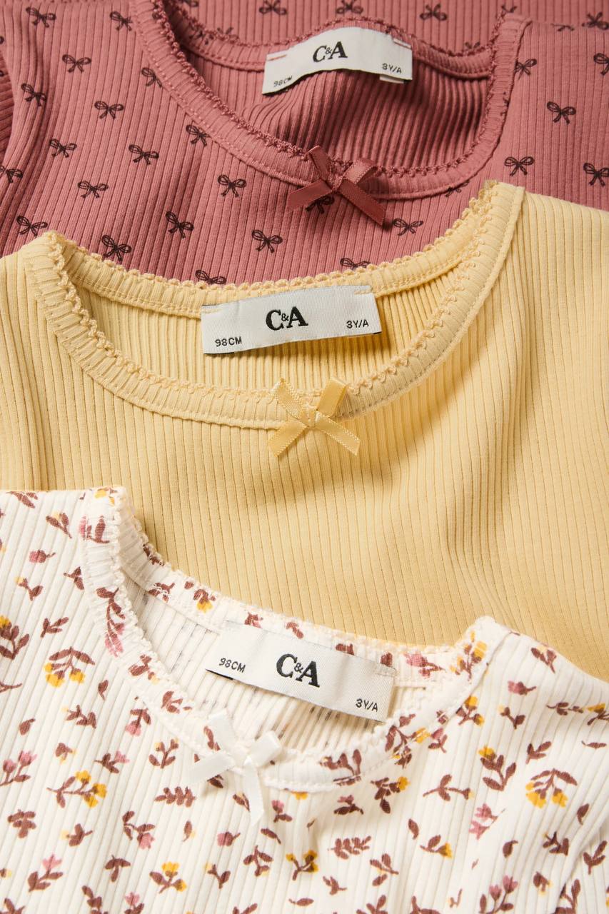 بلوز دخترانه 29905 سایز 2 تا 10 سال مارک C&A