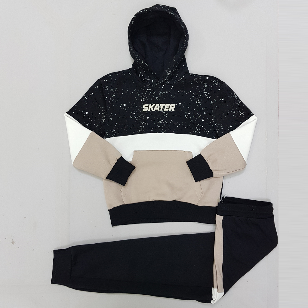 ست هودی و شلوار پسرانه 29915 سایز 8 تا 13 سال مارک C&A