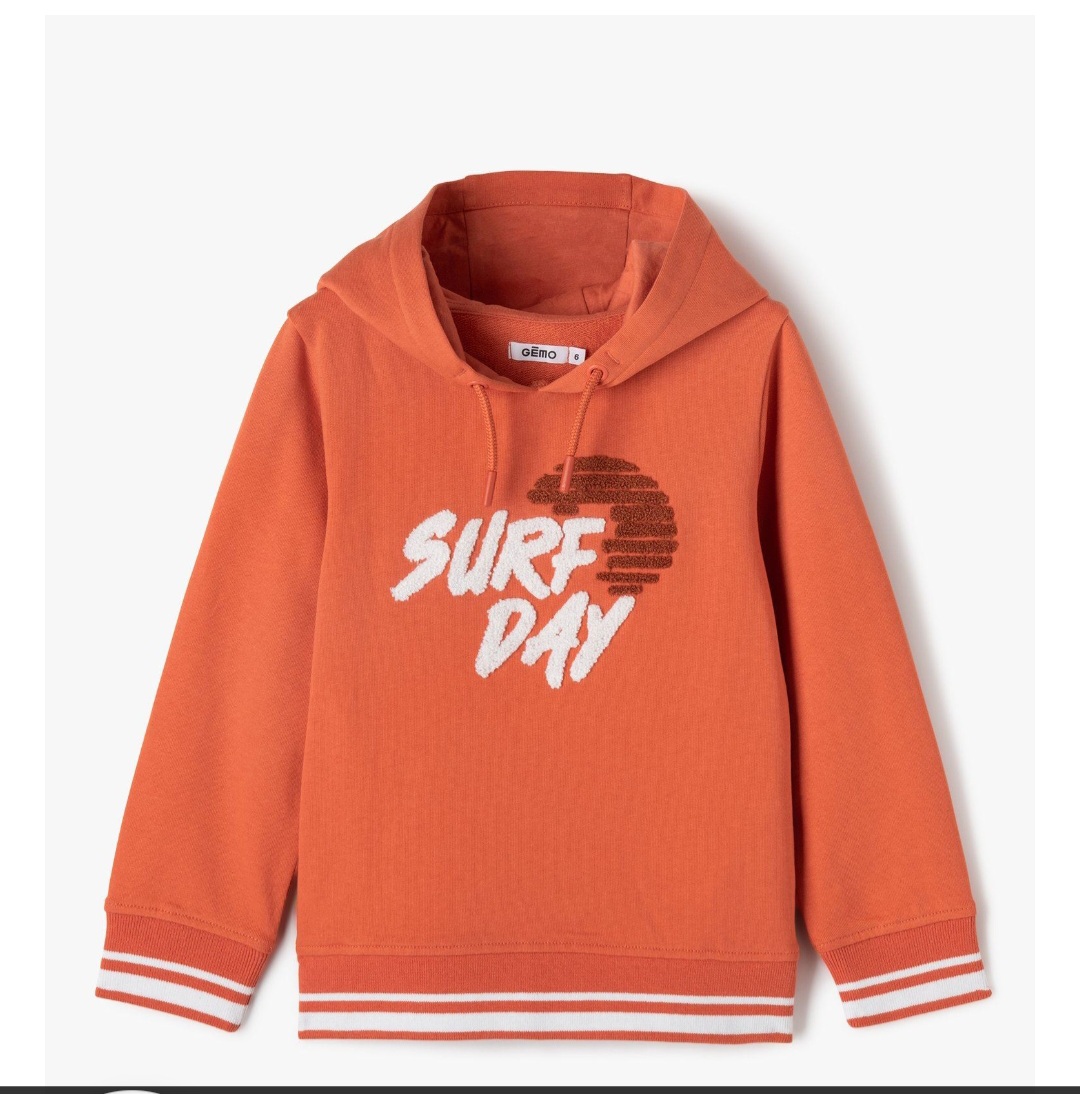 هودی پسرانه 29994 سایز 4 تا 12 سال مارک GEMO