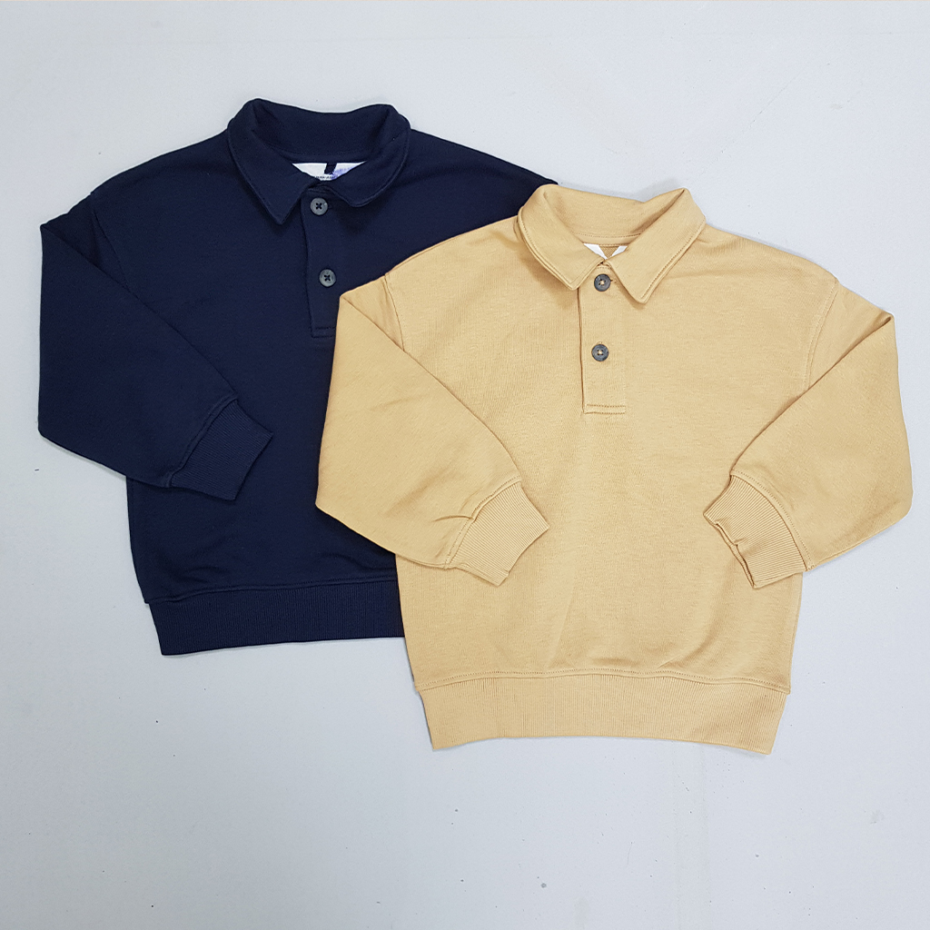 پلیور یقه دار پسرانه 29996 سایز 3 تا 10 سال مارک H&M