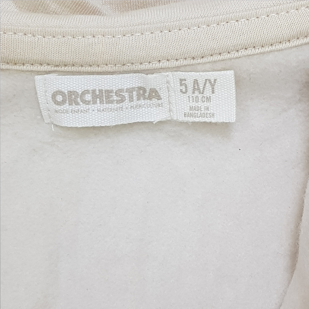 ست سویشرت شلوار دخترانه 29666 سایز 3 تا 14 سال مارک Orchestra