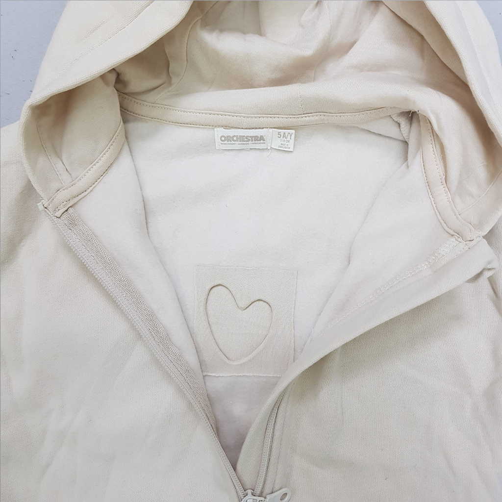 ست سویشرت شلوار دخترانه 29666 سایز 3 تا 14 سال مارک Orchestra