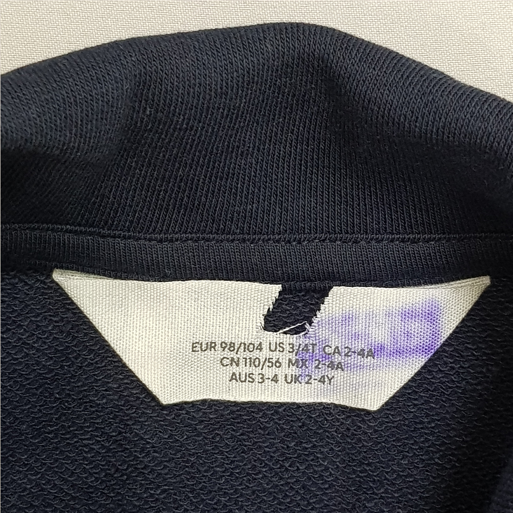 پلیور یقه دار پسرانه 29996 سایز 3 تا 10 سال مارک H&M   *