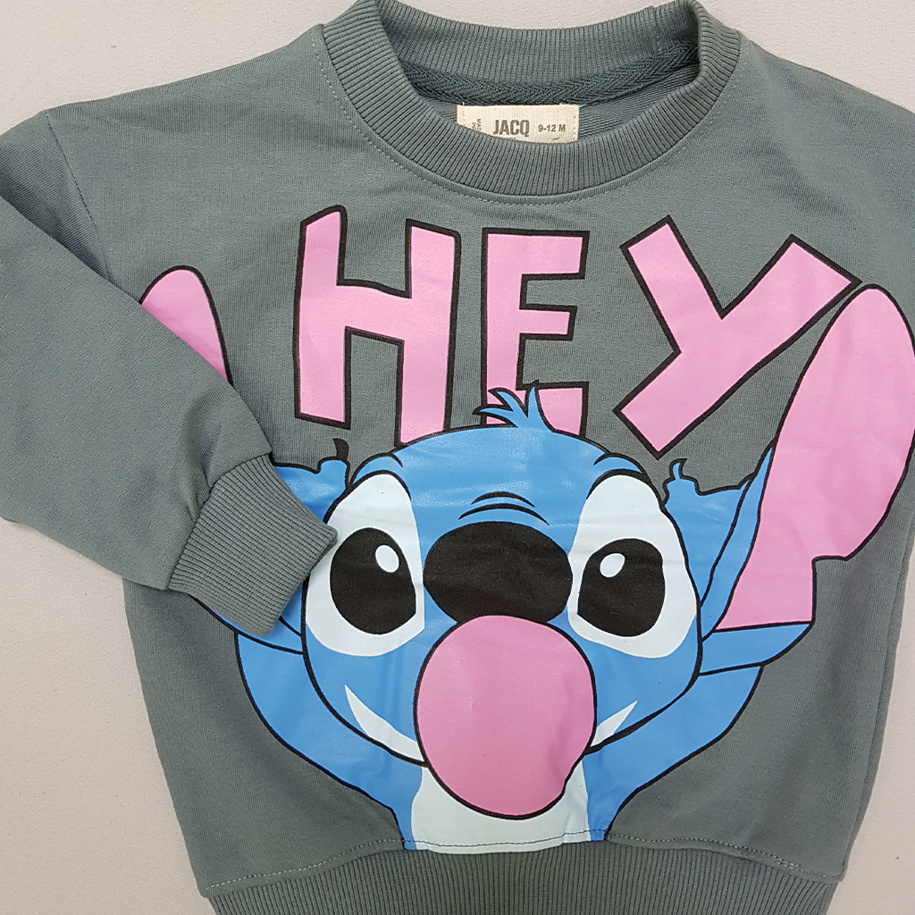 ست پلیور شلوار دخترانه 30023 سایز 9 ماه تا 11 سال مارک JACO