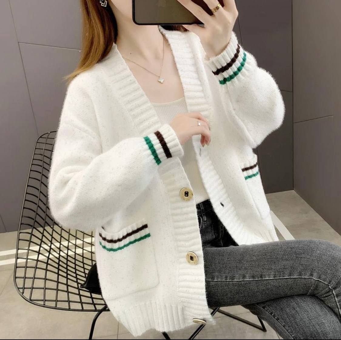 مانتو بافت زنانه کد 418852