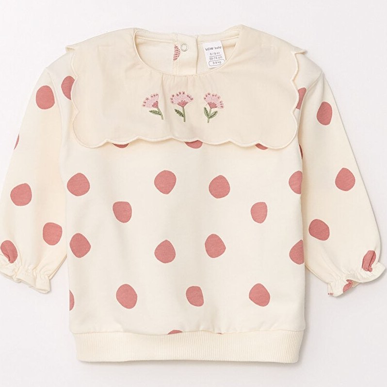 بلوز بچگانه 30061 سایز 1 تا 36 ماه مارکlc waikiki