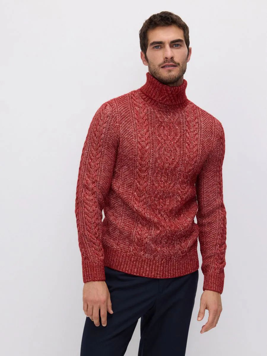 بافت یقه اسکی مردانه 29901 کد 4