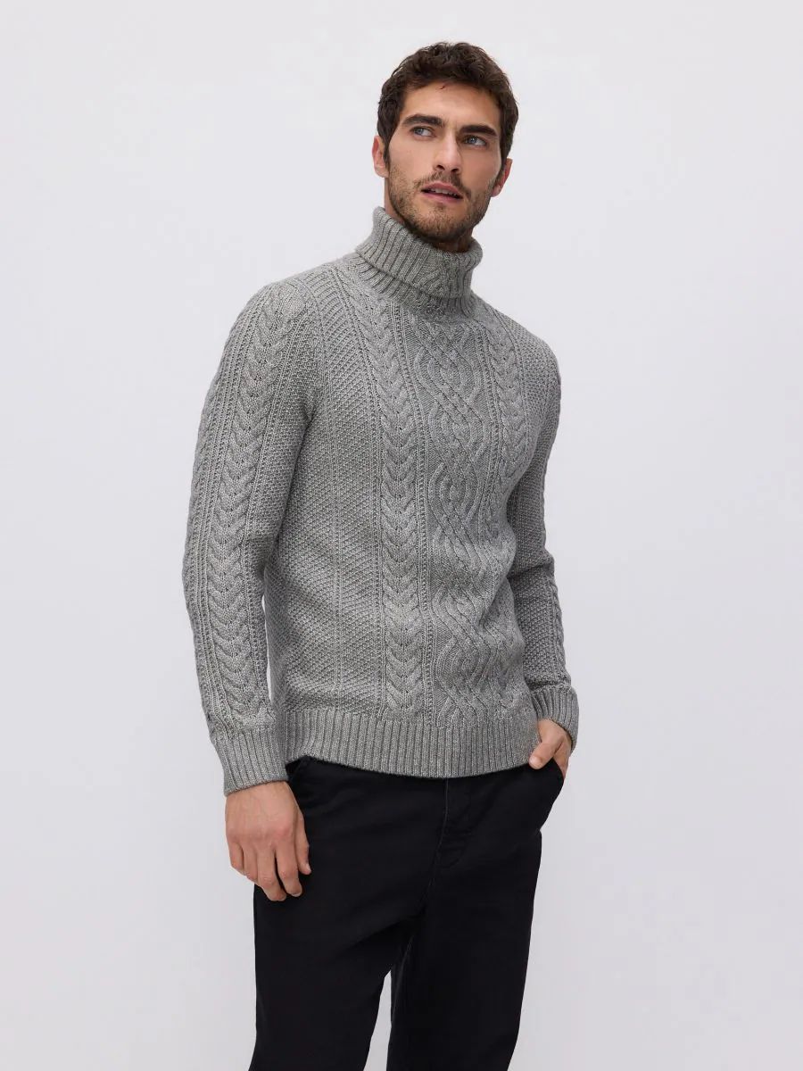 بافت یقه اسکی مردانه 29901 کد 4