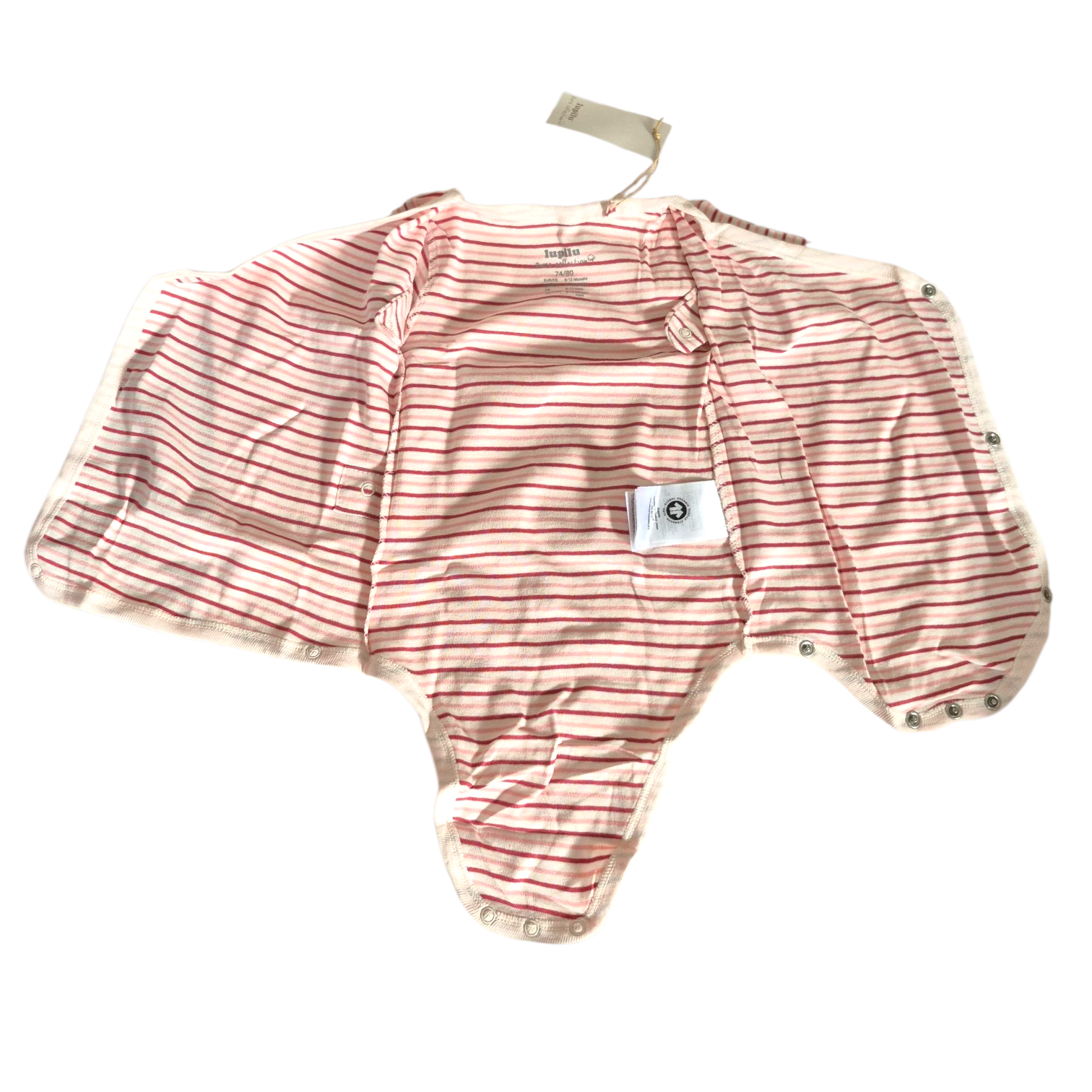 بادی دوبل نوزادی برند لوپیلو طرح راه راه کد 2205670