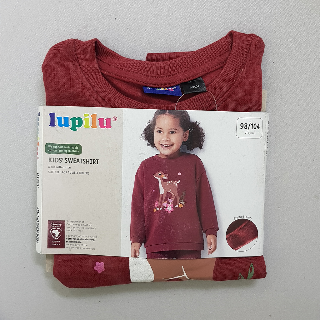 پلیور دخترانه 30042 سایز 3 تا 8 سال مارک LUPILU