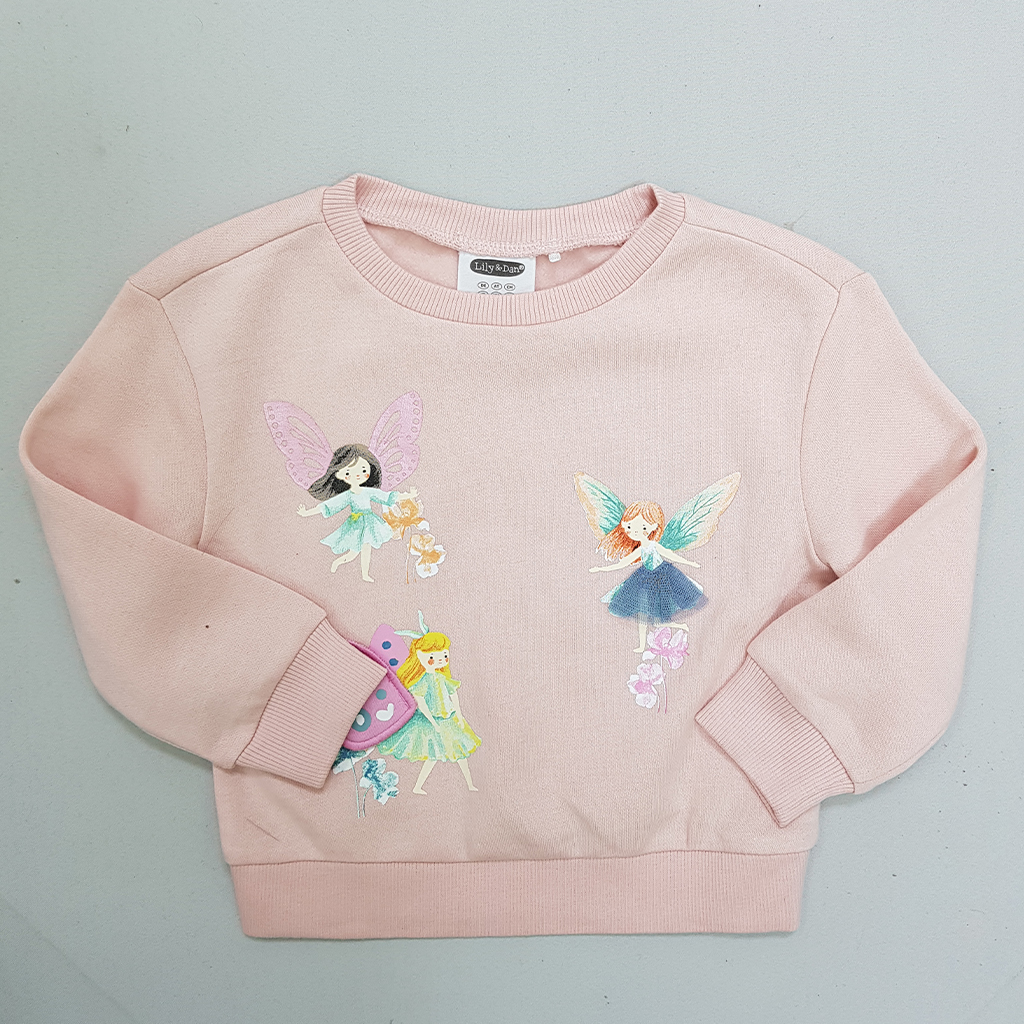 پلیور دخترانه 30163 سایز 18 ماه تا 6 سال مارک Lily&Dan