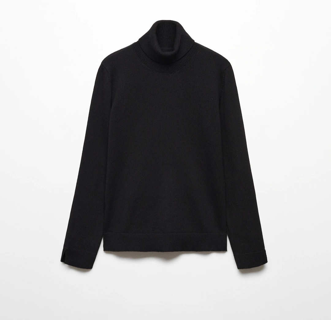 بافت یقه اسکی 30157 سایز 6 تا 14 سال مارک MNG