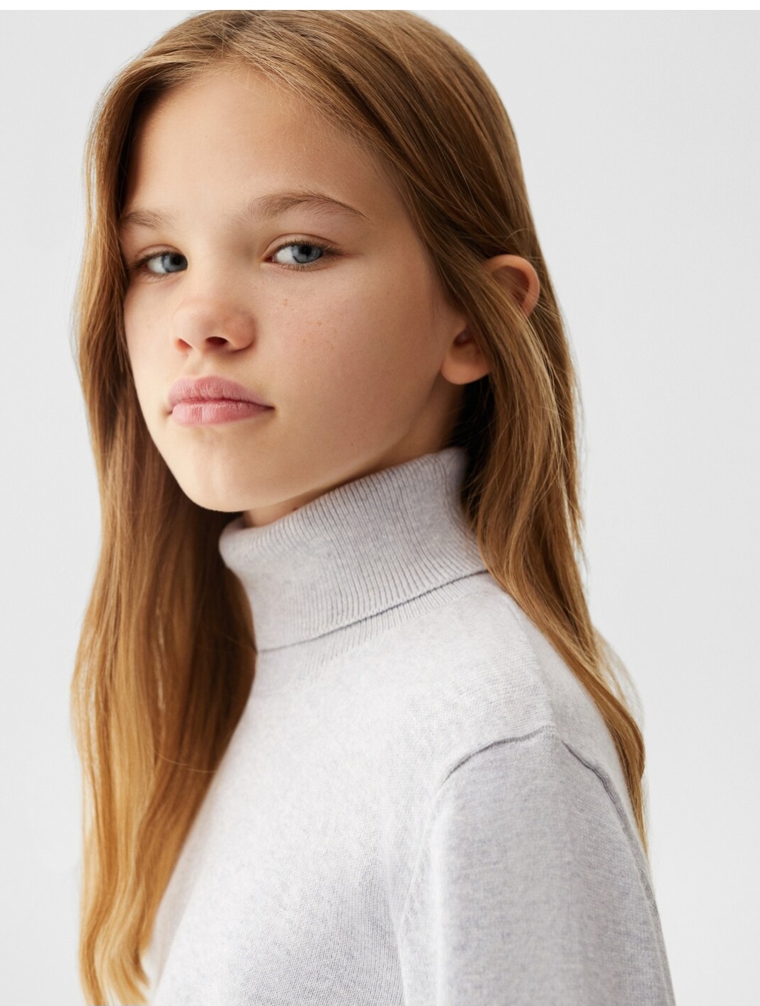 بافت یقه اسکی 30157 سایز 6 تا 14 سال مارک MNG