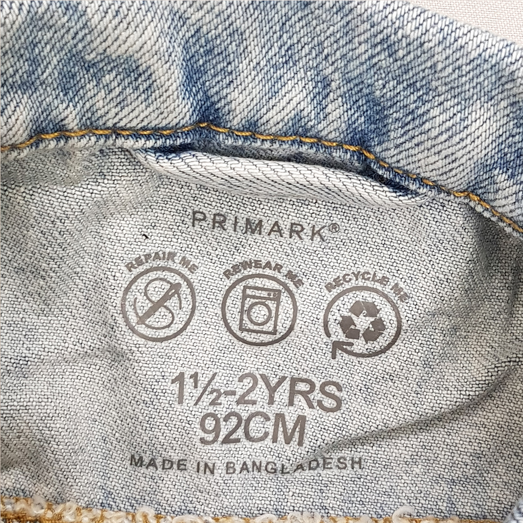 کت جینز حلقه ای 30148 سایز 1.5 تا 15 سال مارک Primark   *