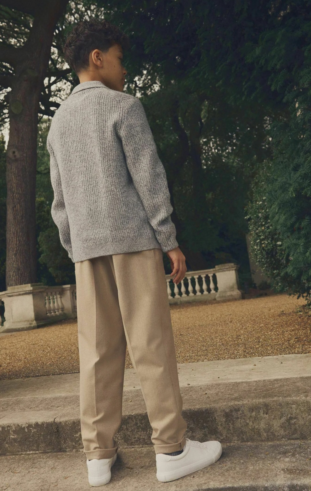 بافت یقه دار نیم زیپ پسرانه 30135 سایز 12 ماه تا 16 سال مارک NEXT