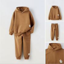 ست هودی شلوار 30182 سایز 6 تا 14 سال مارک ZARA