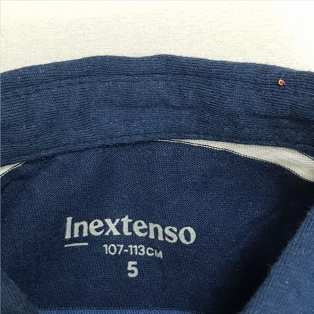 بلوز یقه دار پسرانه 29986 سایز 5 تا 14 سال مارک Inextenso   *