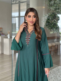 لباس بلند نخی زنانه کد 419134