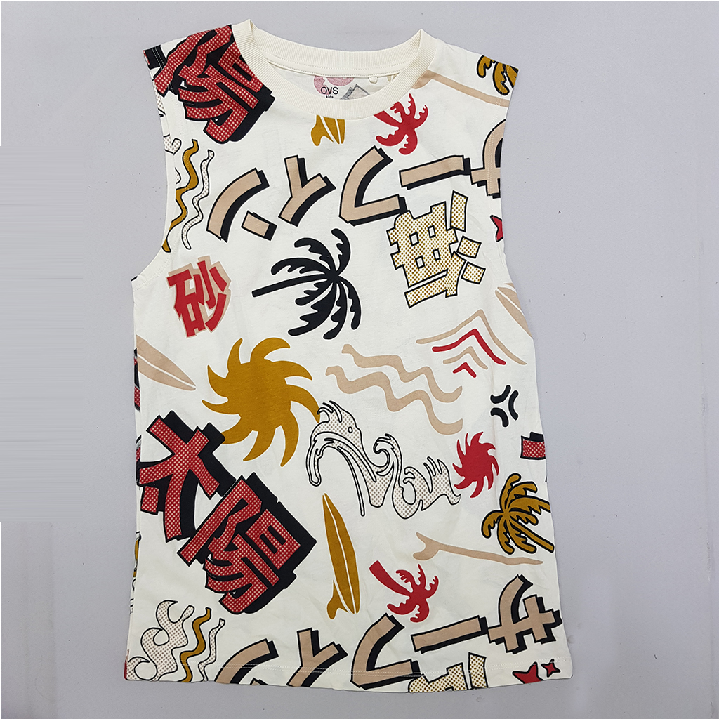 تی شرت استین حلقه ای 30508 سایز 9 تا 15 سال مارک OVS   *