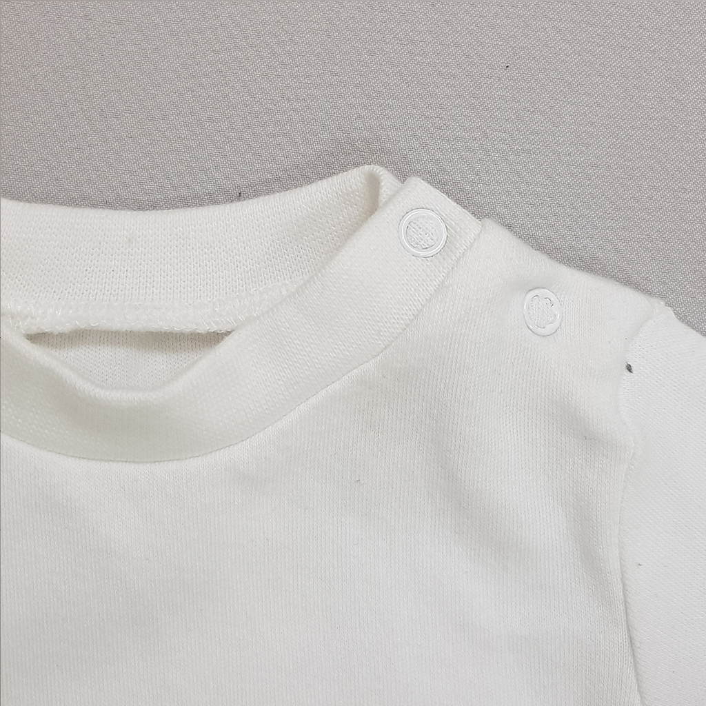 بلوز بچگانه 28460 سایز بدوتولد تا 3 ماه کد 21 مارک Jacky