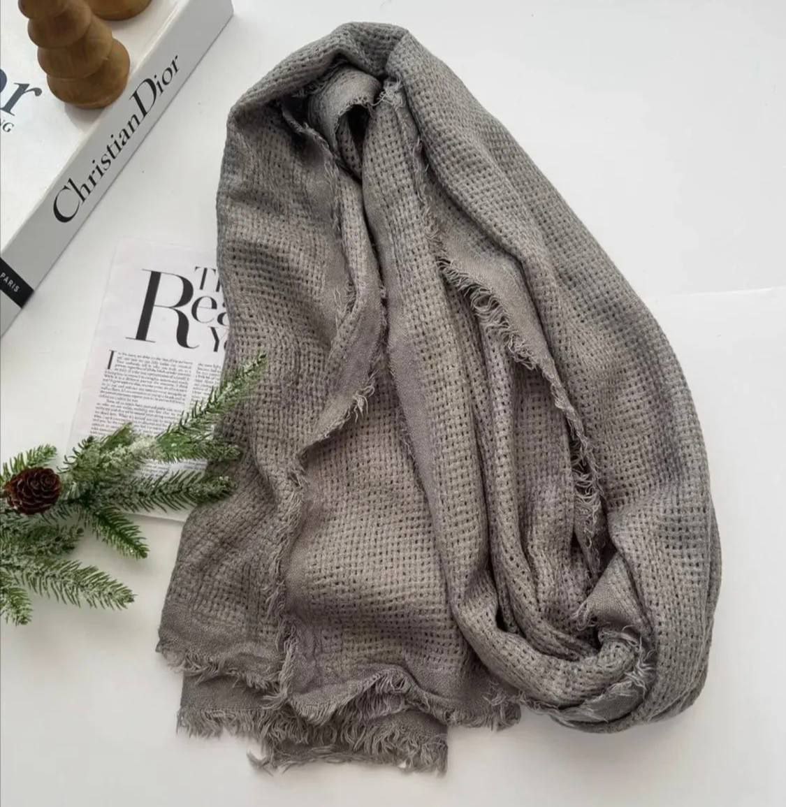 شال پاییزی زنبوری زنانه کد 419282